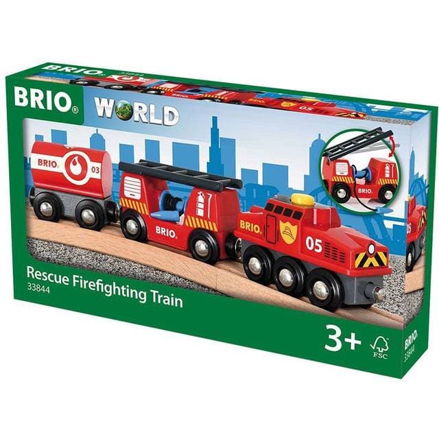BRIO World Rescue Firefighting Train 33844
