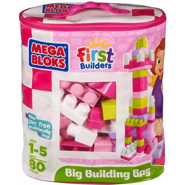 Mega Bloks First Builders Building Bag 80pcs