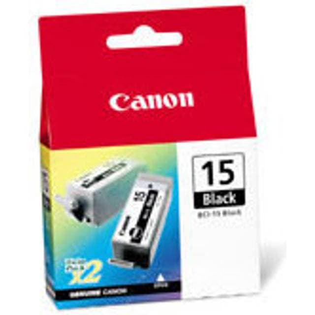 Canon BCI-15BK 2-pack (Black)