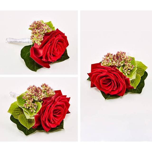 Bloomit Knaphulsblomst - Rød Rose