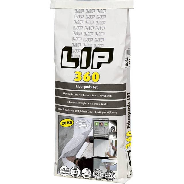 Lip 360 Fibre Plaster Light White 20Kg