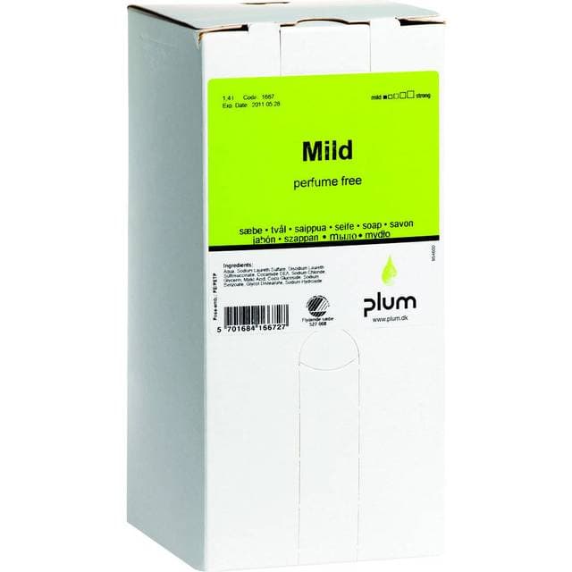 Plum Mild Cream Soap 1400ml 8-pak
