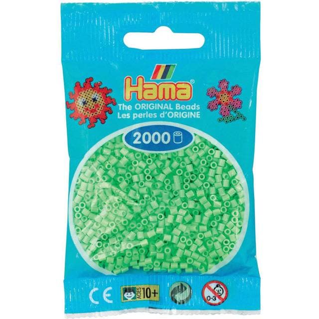Hema Mini Beads Pastel Green 2000pcs