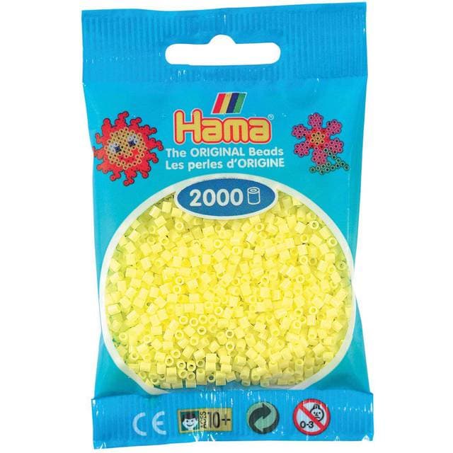 Hema Mini Beads Pastel Yellow 2000pcs