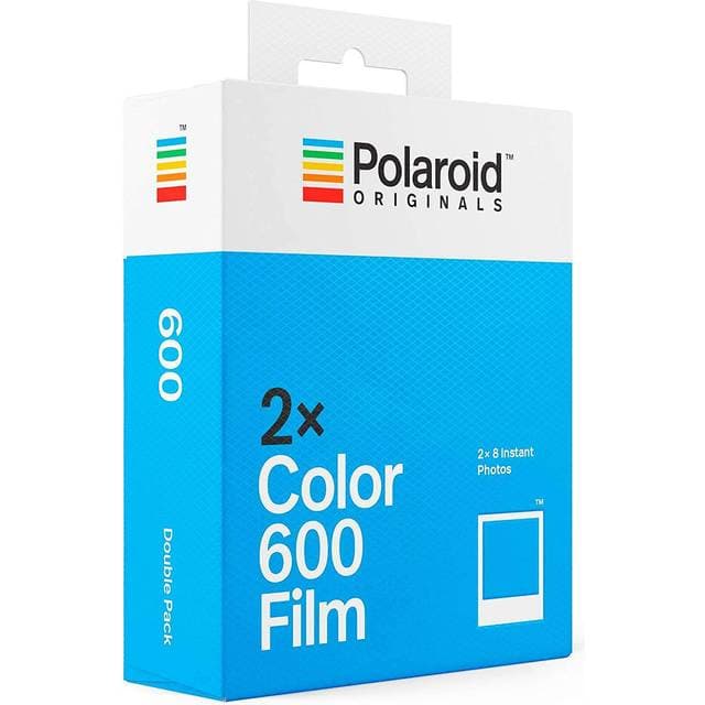 Polaroid Color 600 Film 16 Pack - White Frame