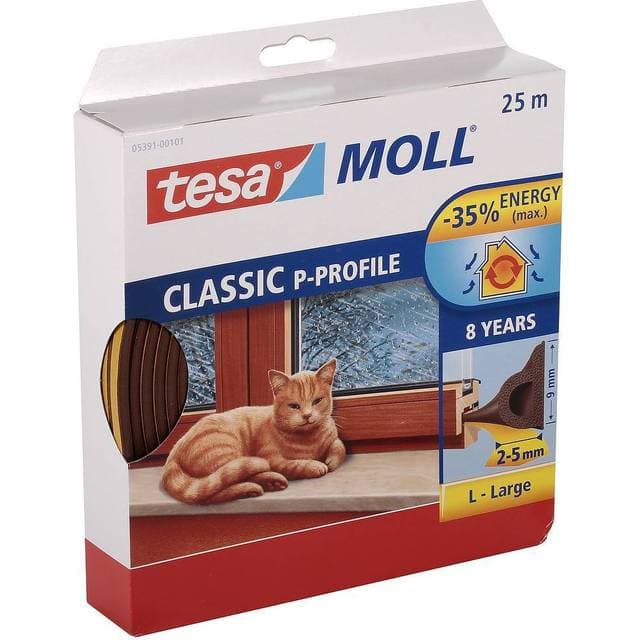 TESA Tesamoll P-Profile Brown 25000x9mm