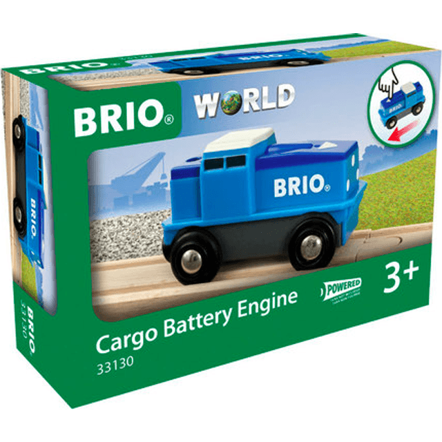 BRIO Cargo Battery Engine 33130