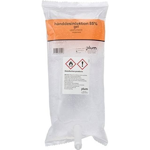 Plum Hånddesinfektion 85% Gel 1000ml 6-pak