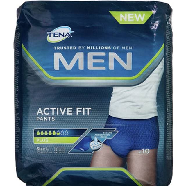 TENA Men Active Fit Pants L 10-pak