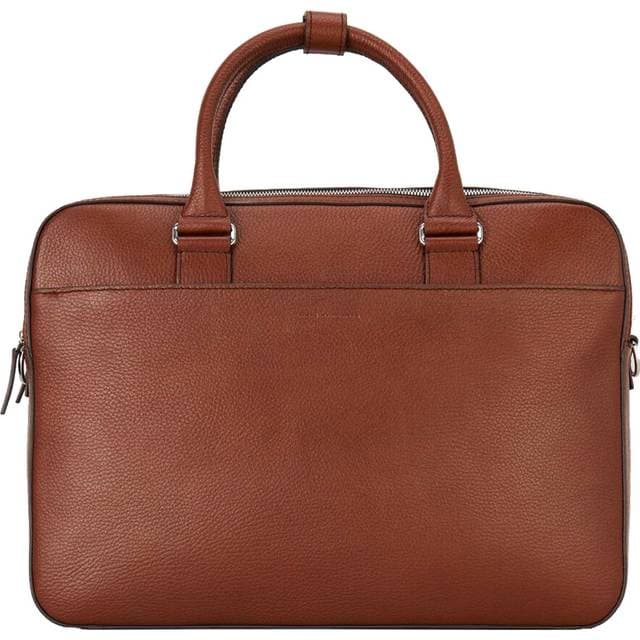 Tiger of Sweden Burin Briefcase - Cognac
