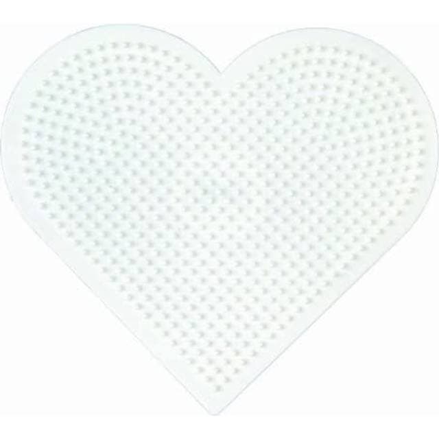 Hama Beads Midi Pearl Plate Heart 381233