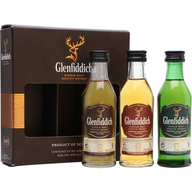 Glenfiddich Mini Pack 3x15cl 40%