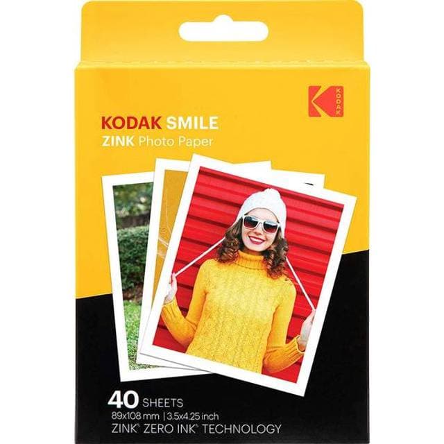 Kodak Zink Paper 3.5x4.25" (40 Pack}