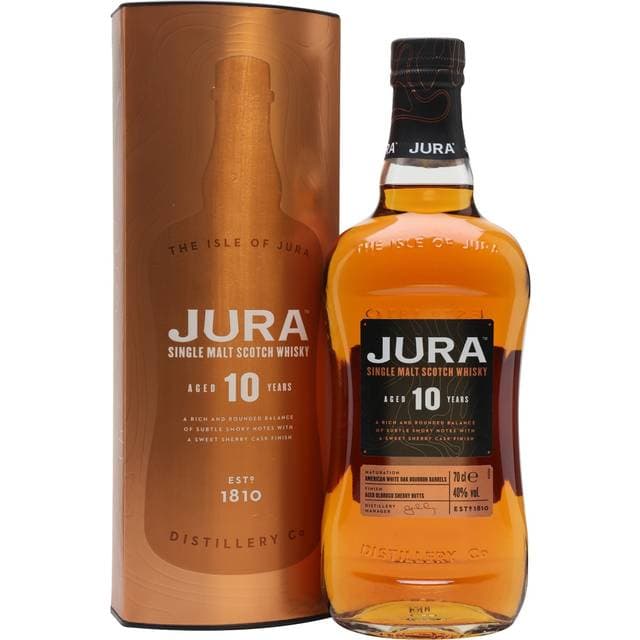Jura 10 Year Old Whisky 40% 70 cl