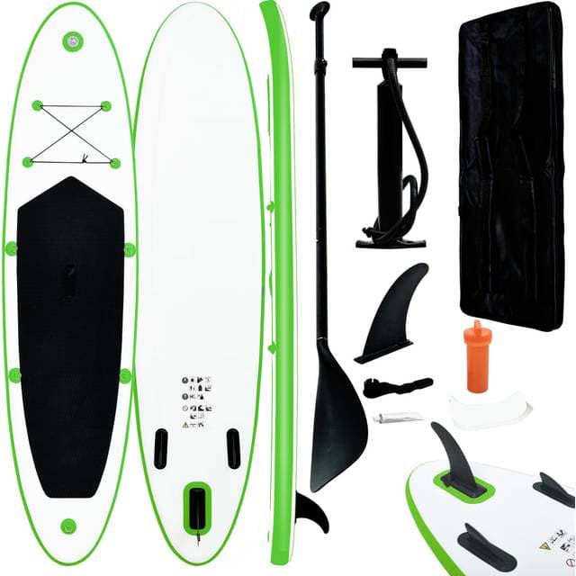 vidaXL Inflatable SUP Board Set 360cm - Green