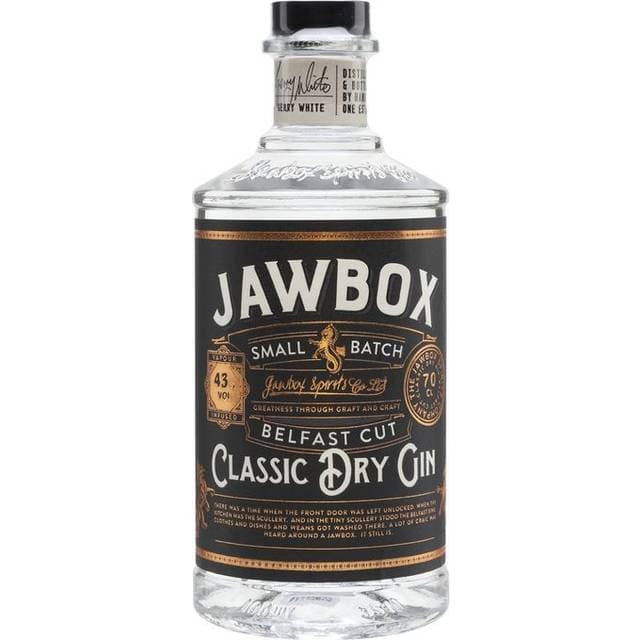 Jawbox Small Batch Classic Dry Gin 43% 70 cl
