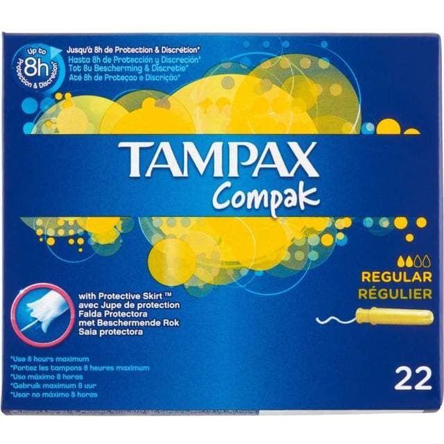 Tampax Compak Regular 22-pak