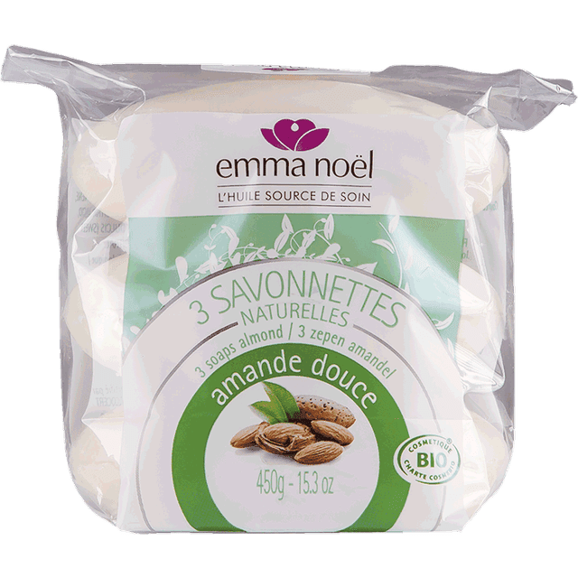 Emma Noël Almond Soap 3-pak
