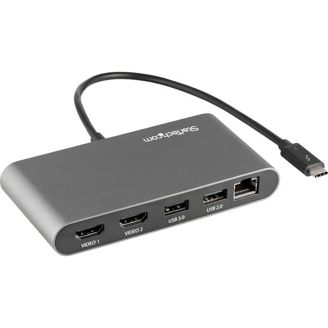 StarTech USB C-2xUSB A/2xHDMI/RJ45 M-F 0.28