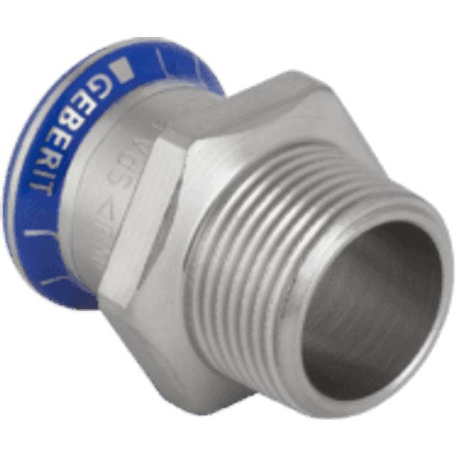 Geberit Overg.Stk Rustf 18mm-3/4