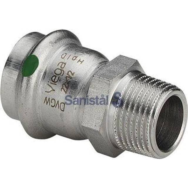 VIEGA Sanpress Inox overgangsnippel