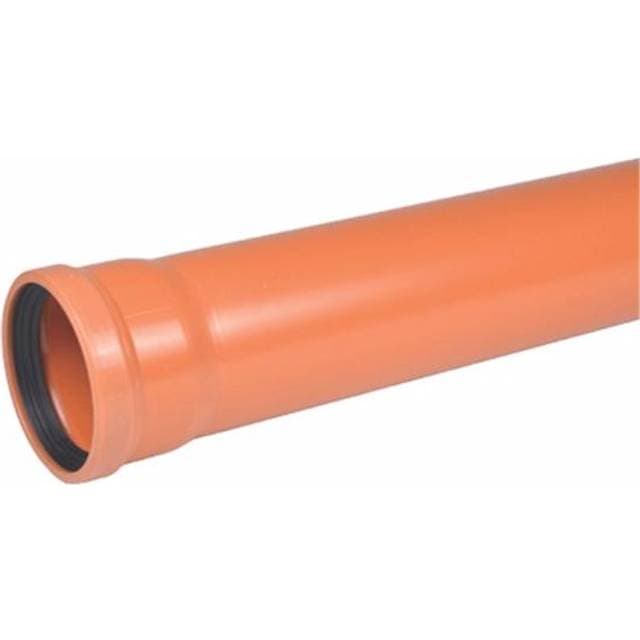 Wavin PVC kloakrør 110x1000mm SN8 EN1401