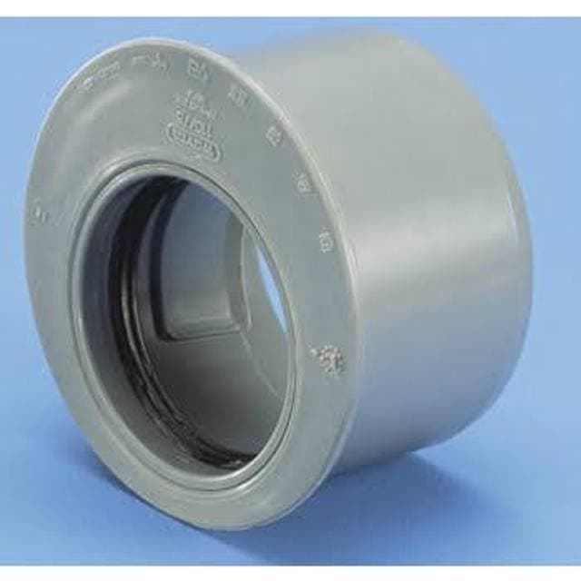 Wavin Wafix PP reduktion kort 75-50 mm grå