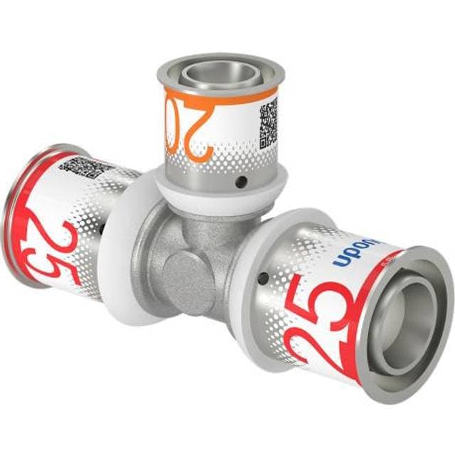 Uponor S-Press reduktions-tee, 25x20x25 mm