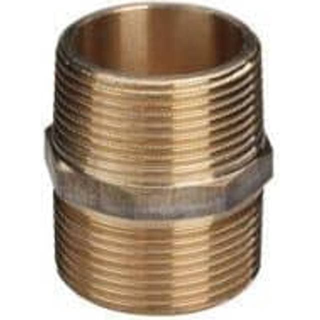 VIEGA Rødgods brystnippel 3/8"