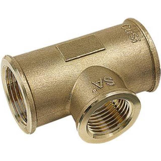 VIEGA T-stykke 3/4" Rødgods