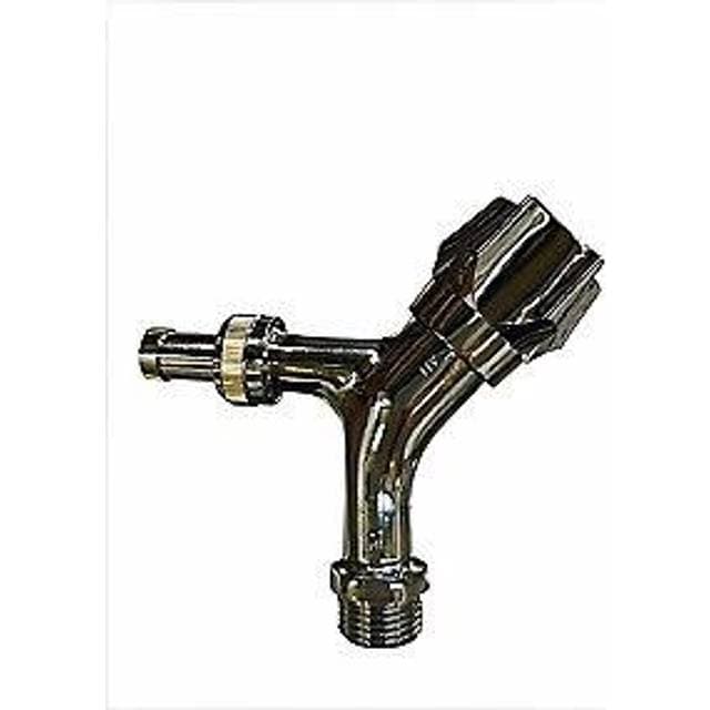 Frese 1/2" Aftapventil Nippel Blankforkromet