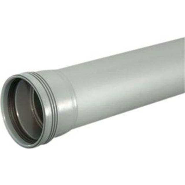 Wavin WAFIX rør m.mf grå 40X250mm