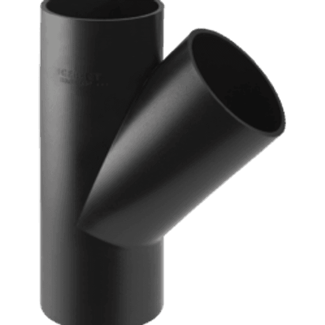 Geberit Peh grenrør 45° Ø125×63 mm