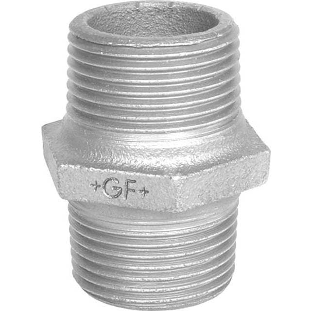 +GF+ Brystnippel Galvaniseret 2 1/2"