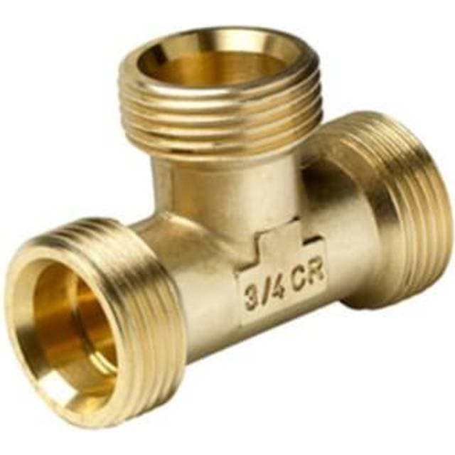 Wavin T-stykke i messing 1/2"