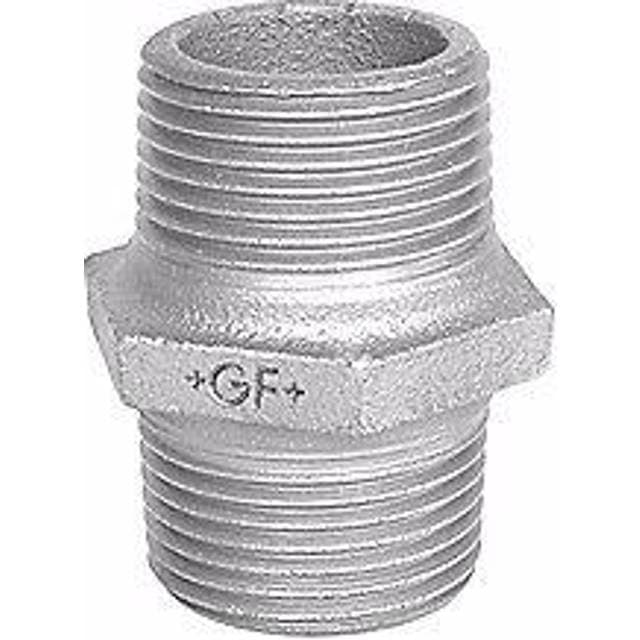 +GF+ brystnippel galvaniseret blødstøbt