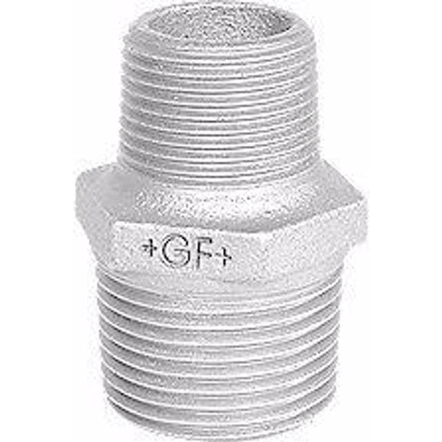 +GF+ brystnippel galvaniseret blødstøbt