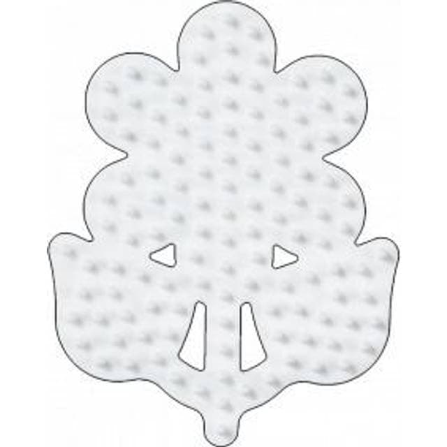 Hama Beads plade Lille Blomst