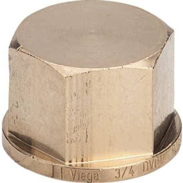 VIEGA 1/2" Rødgods Slutmuffe