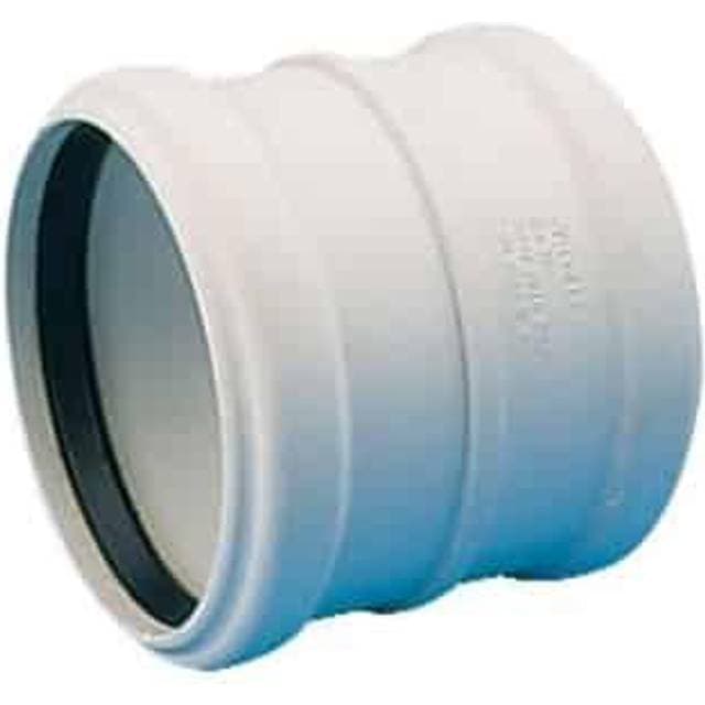 Unico 50mm Hvid Dobb.Muffe Pp