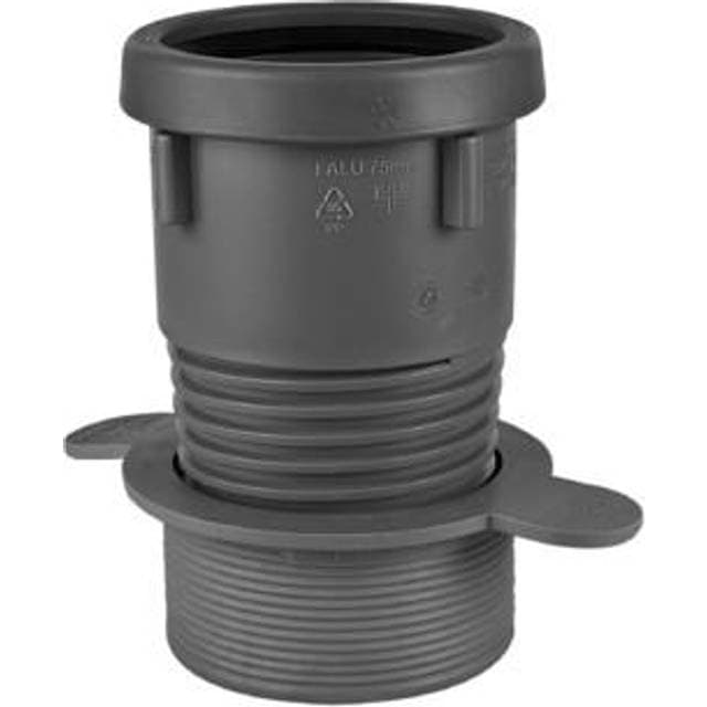Faluplast 3" x 75 mm Overgang støbejern PP
