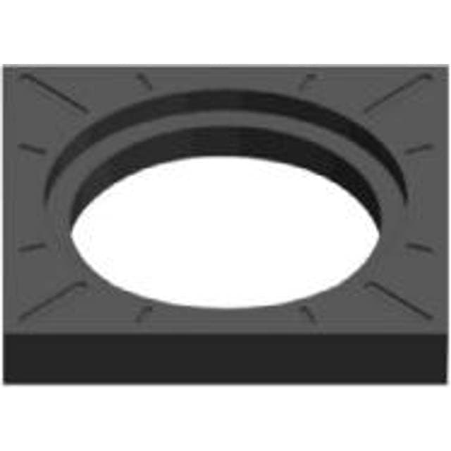 Lauridsen Firkantet karm Ø315 høj model