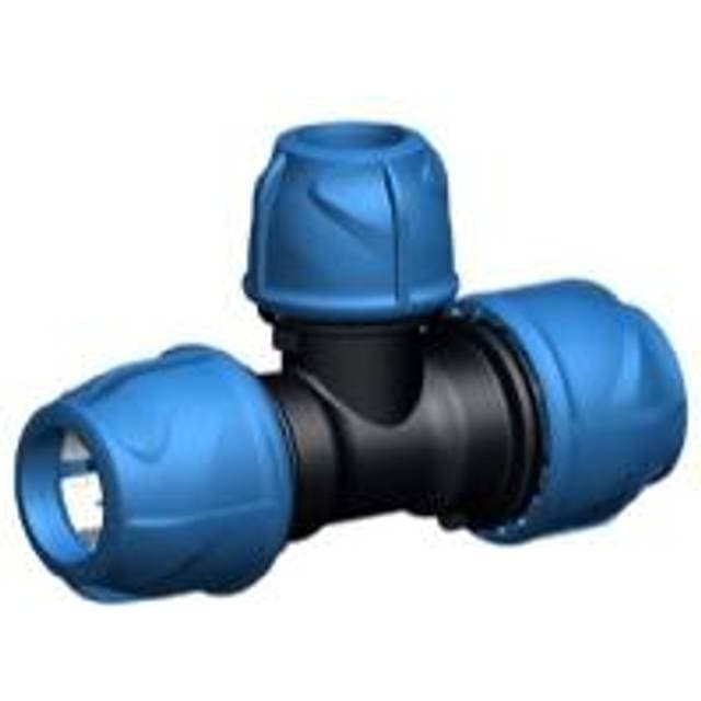 +GF+ IJOINT tee 32-25-32 mm. 90° PN16. PP