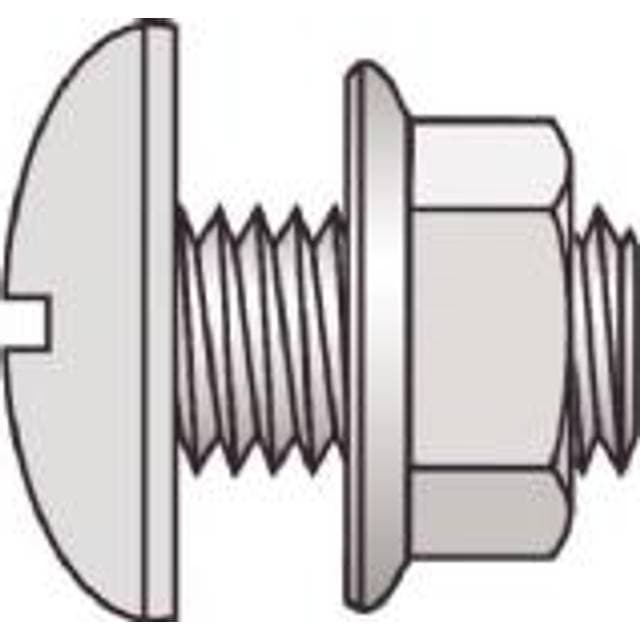 Wibe Skruesæt W36 FZB Elforzinket 10stk