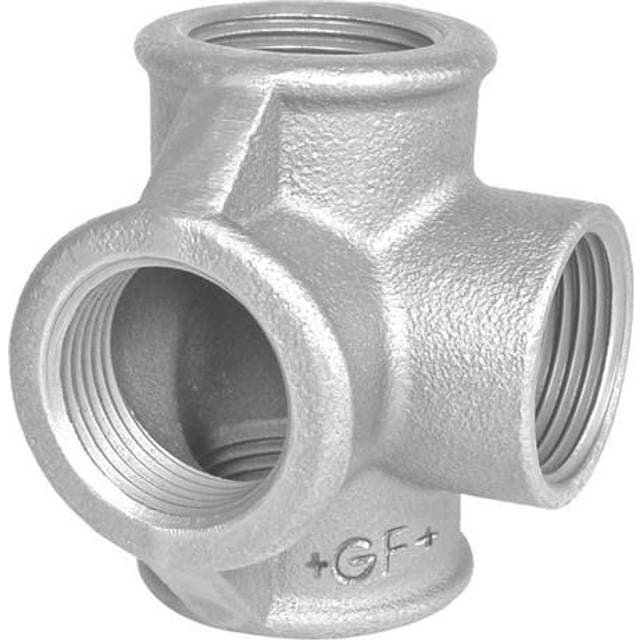 +GF+ Tee Galvaniseret Sideudløb 1/2"