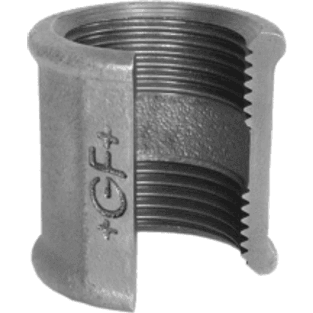 +GF+ Muffe sort 1 1/2