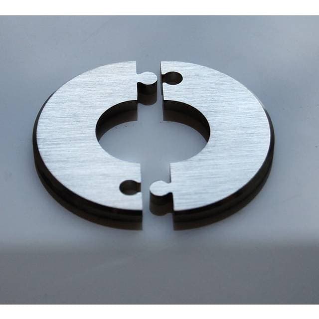 Solid 34.5mm rustfri roset