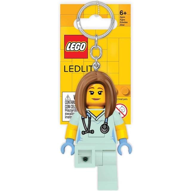 LEGO Classic Nurse Keychain with LED Light