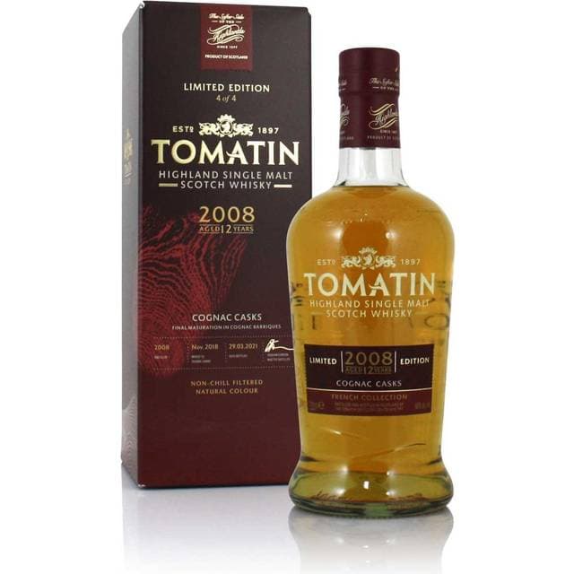 Tomatin 12 Year Old 2008 Cognac Cask 46% 70 cl