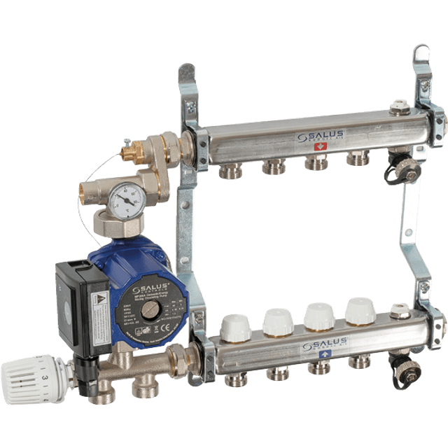 Salus Gulvvarmeshunt med 9 afgreninger